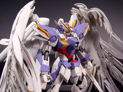 t-008 mg1/100零式飞翼高达改 羽毛 pvc羽毛 天使高达 掉毛