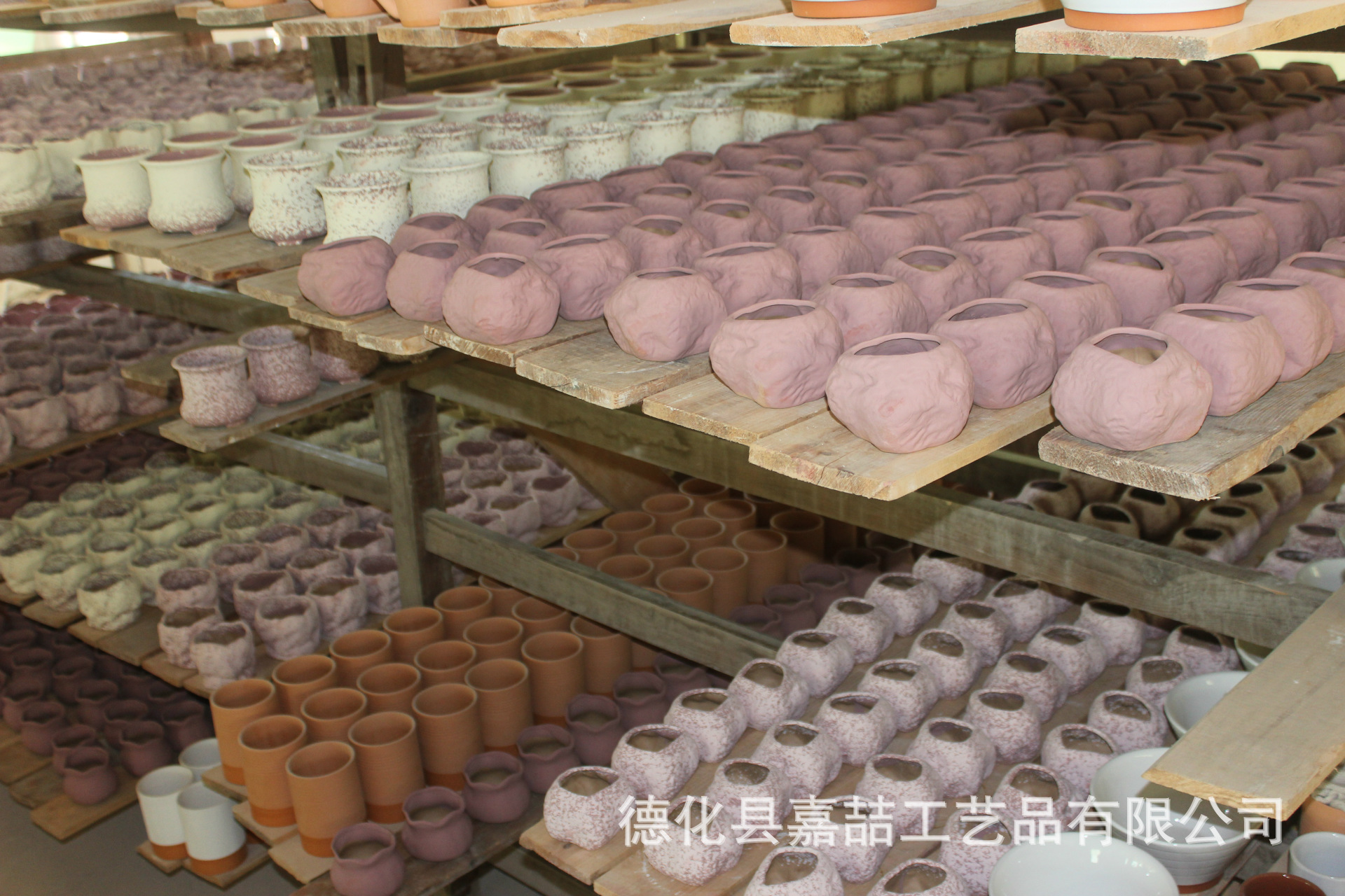 嘉祥陶瓷 高温窑变红陶多肉花盆 厂家生产 创意小花盆 家居摆件