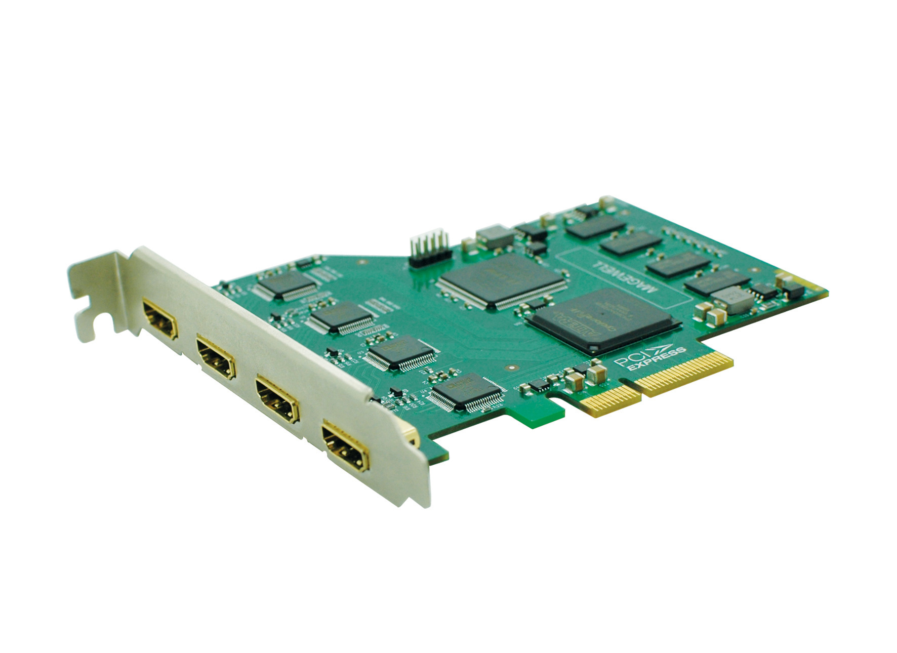 麦恩高清视频采集卡4路可同时采集hdmi接口监控视频采集卡