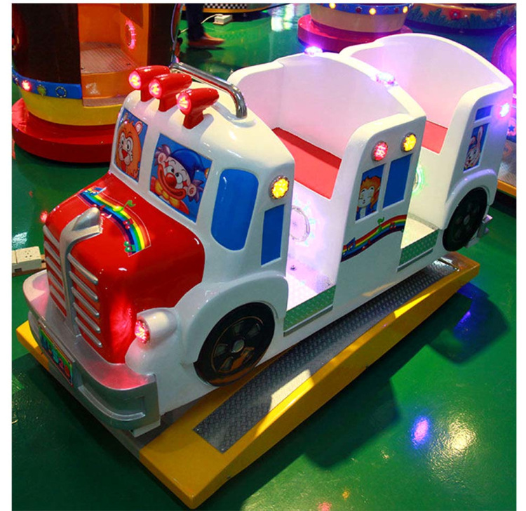 摇摆巴士儿童游戏机 大型摇摆机 史可威新款 双人儿童投币游戏机