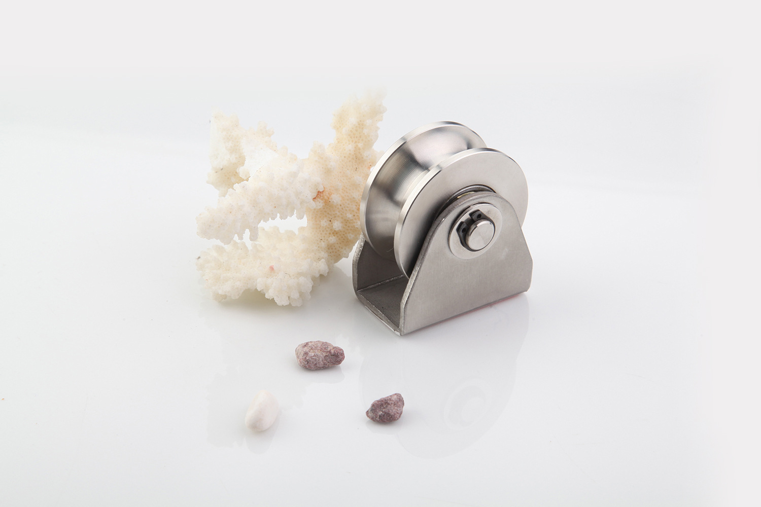 304不锈钢轴承滑轮钢丝绳滑轮u型v型槽轮移门轨道轮滚轮厂家直销