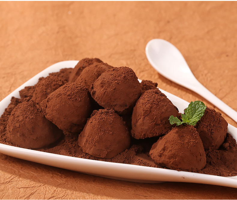 招商 进口料黑松露形巧克力4口味200克