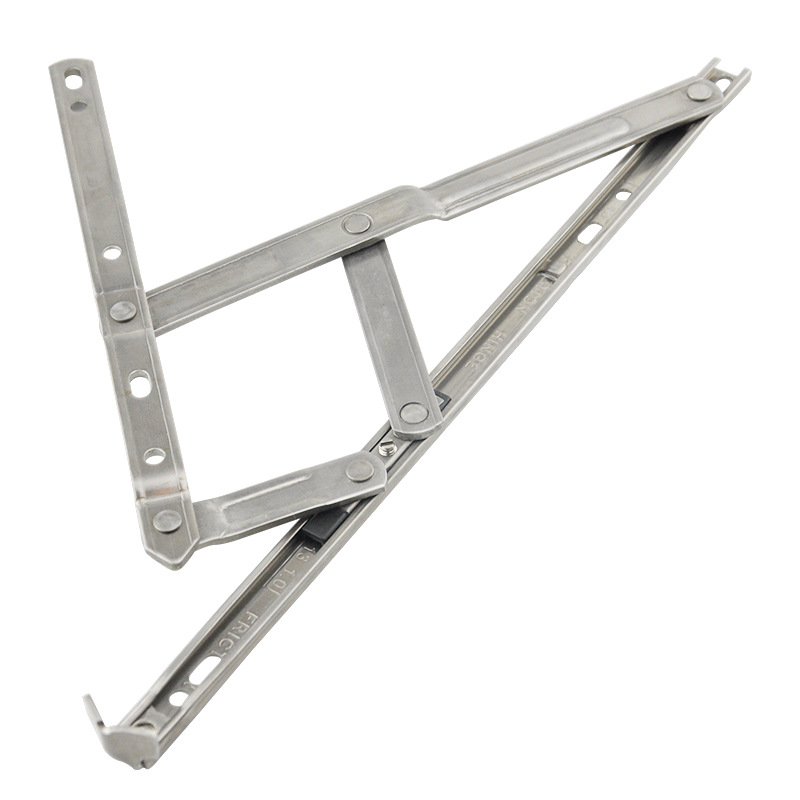 格林钛德不锈钢四连杆滑撑塑钢断桥铝外开窗铰链滑竿12寸13.5方