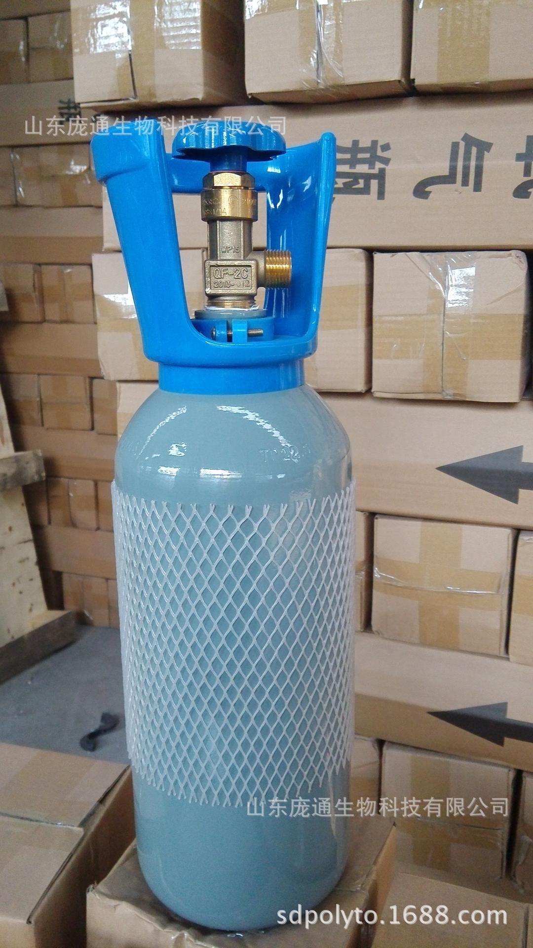 氧气瓶2l 外径:108mm 总高:305mm 材质:37mn 颜色:蓝色,白色,邮政