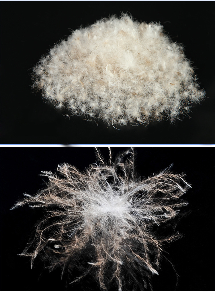 厂家直销70%羽绒 国标70灰鸭绒 清洁无异味 羽绒原料填.