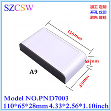 热销 仪表塑料外壳 接线盒 手持式壳体 安防控制器外壳 110x65x28