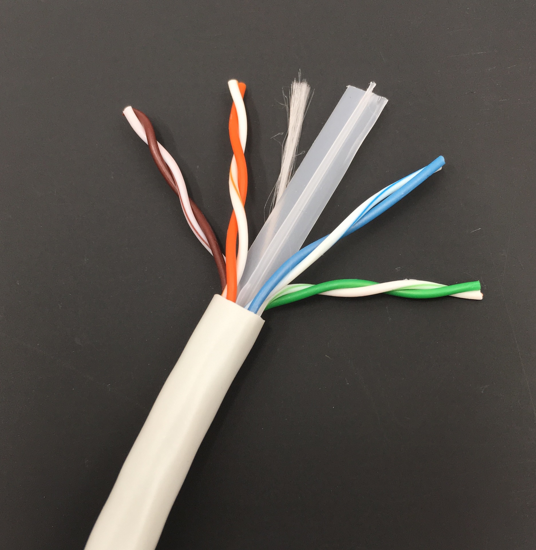 0.57无氧铜包铝超六类网线 工程线 电脑网络线 综合室内网络布线