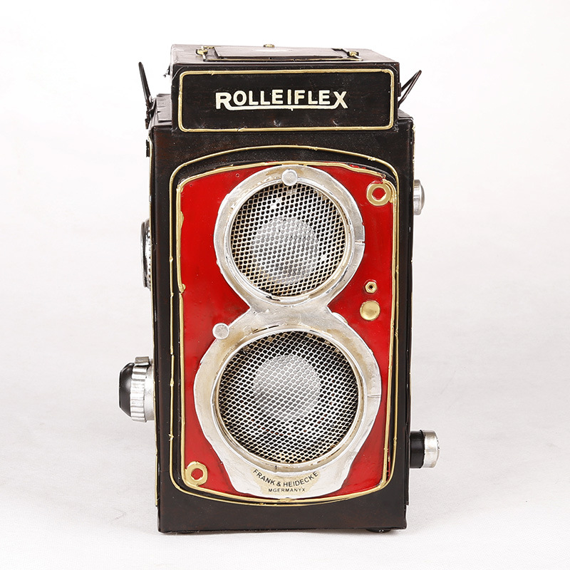 清仓处理不退不换铁质复古做旧音响摆件酒吧怀旧音箱装饰 354