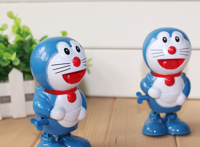 80怀旧玩具 跳跳叮当猫 机器猫跳跳玩具 2元店两元超市货源