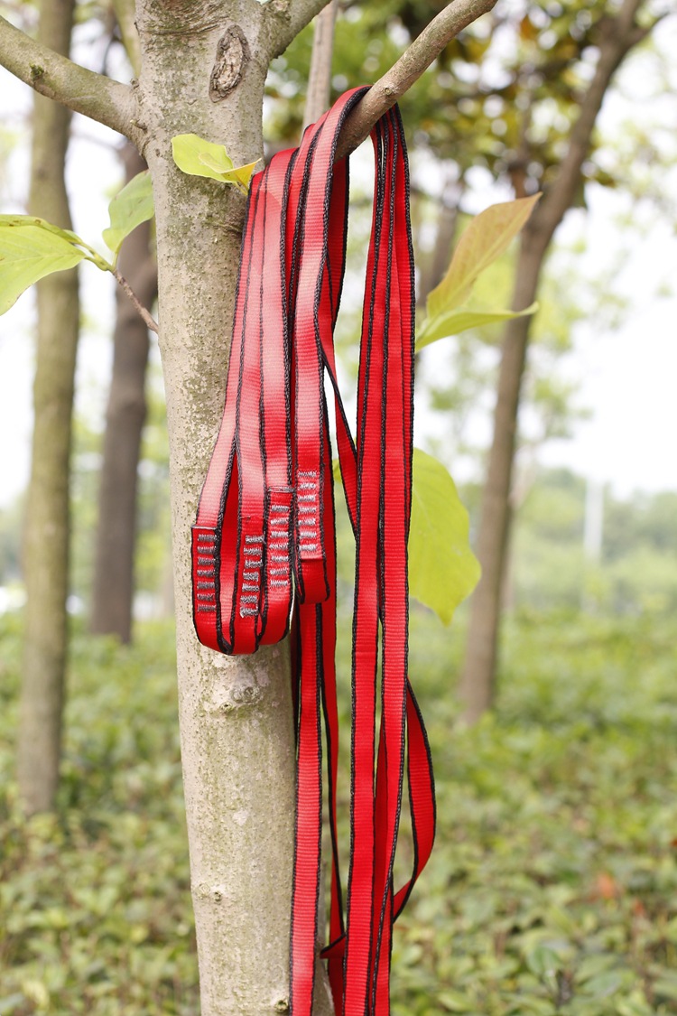 登山扁带户外攀岩装备吊床绑带绑绳瑜伽绑带宽安全扁带绳子散扁带