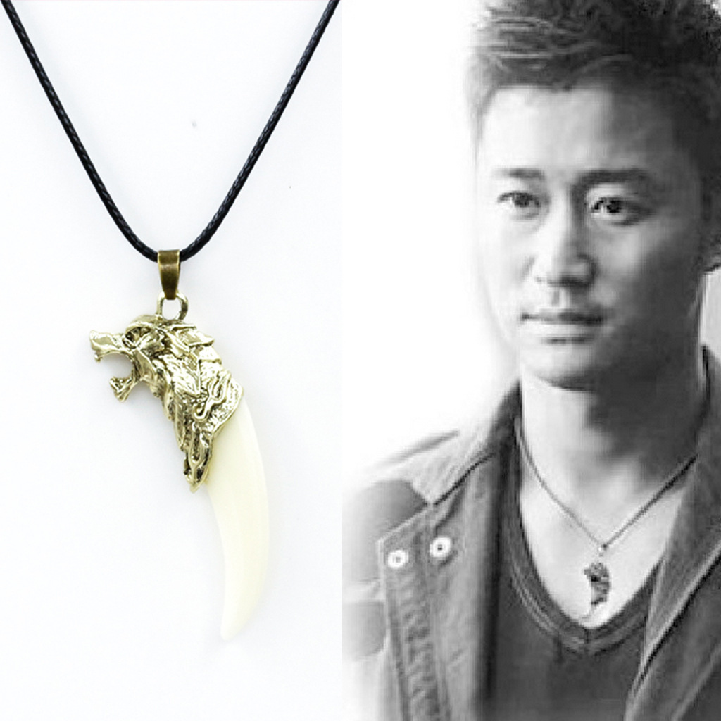 狼牙项链 吴京同款男士时尚项链10元精品店货源 厂家直销