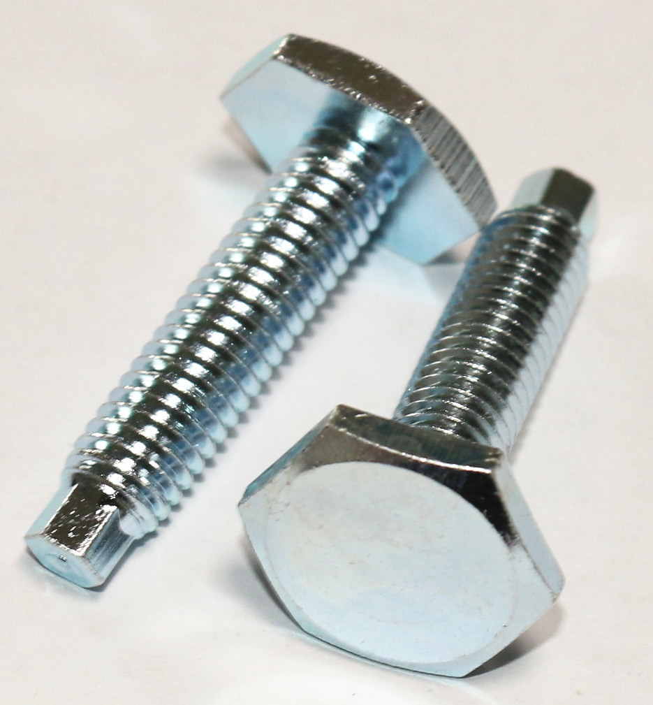 厂家直销外六角头镀蓝锌钻尾螺丝来样订制