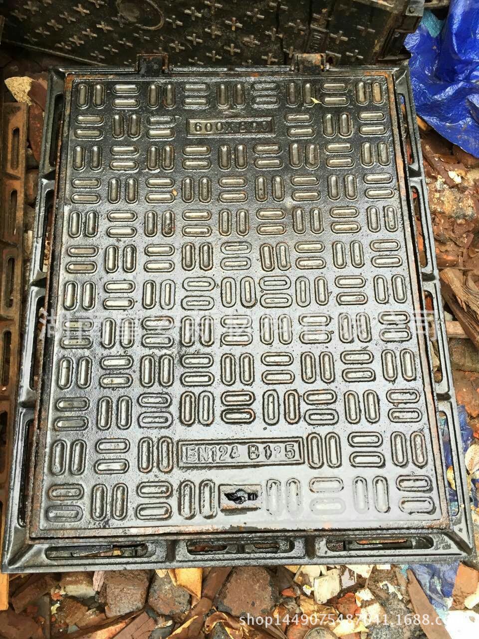 球墨铸铁井盖 雨污 路灯电力井盖排水沟井盖600*800
