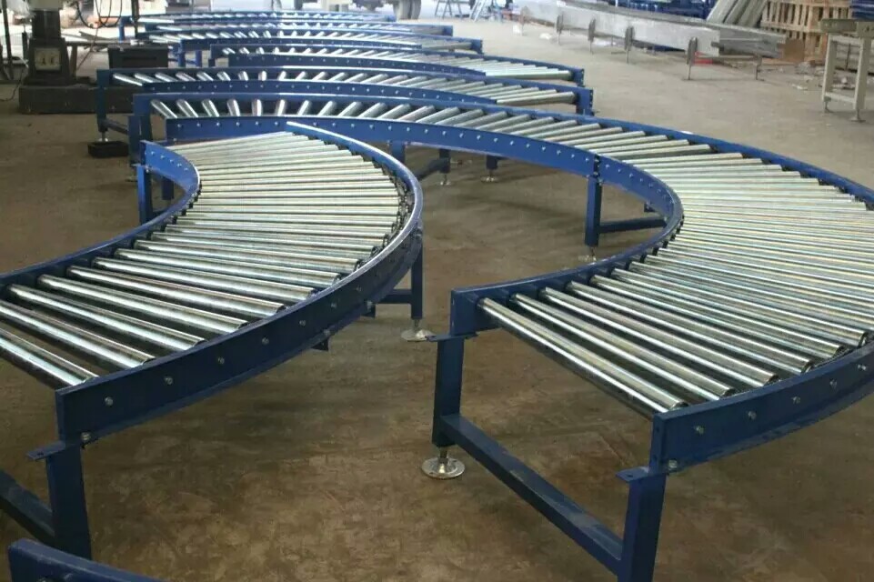 厂家直销滚筒线万向球装配线无动力手推滚筒线环形滚筒线