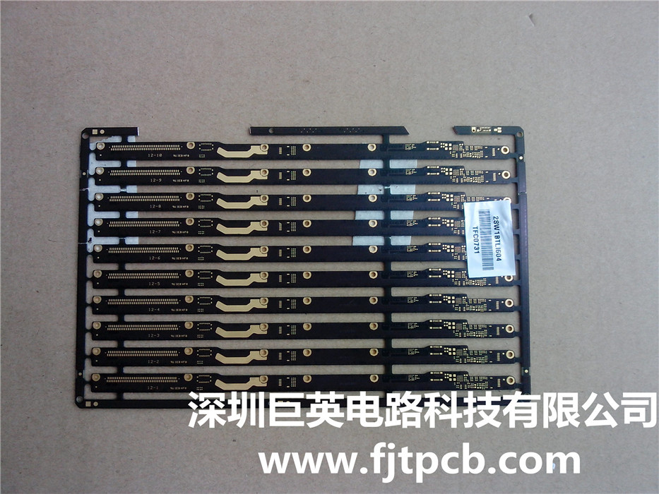 10层线路板 咖啡色油墨 FR4多层板 无字沉金电路板 PCB板 HDI板