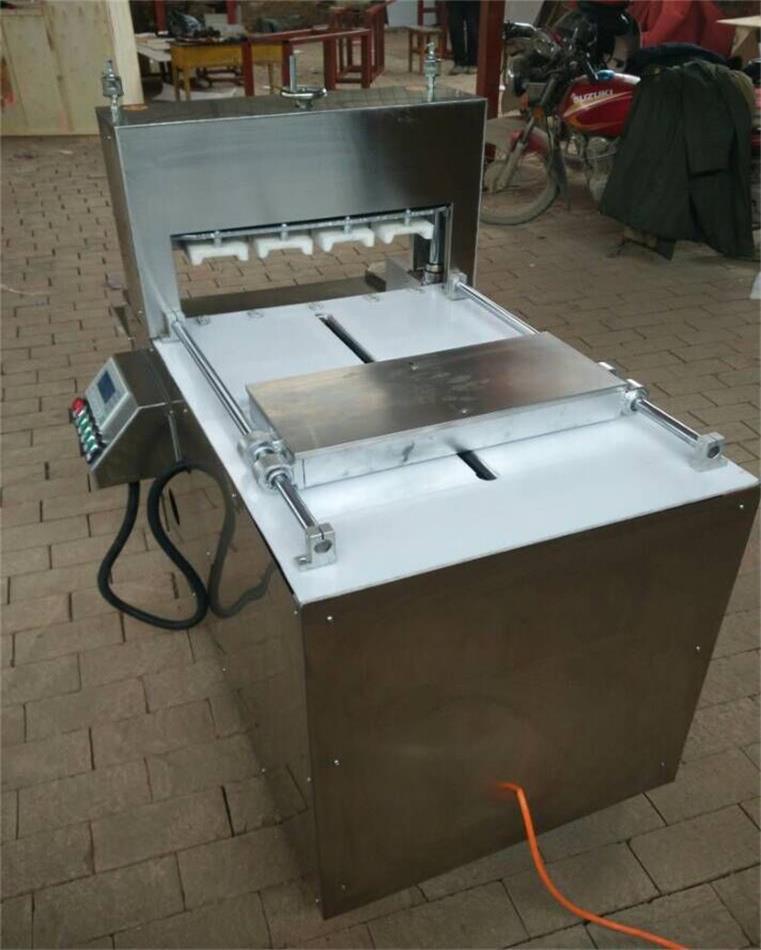 全自动冻肉切片机 切火腿培根片机商用自动羊肉切卷机切肉机