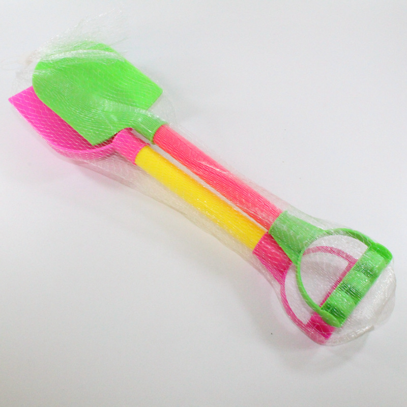 2元沙滩玩具儿童塑料铲子 大号2只装对铲宝宝玩沙挖沙决明子工具