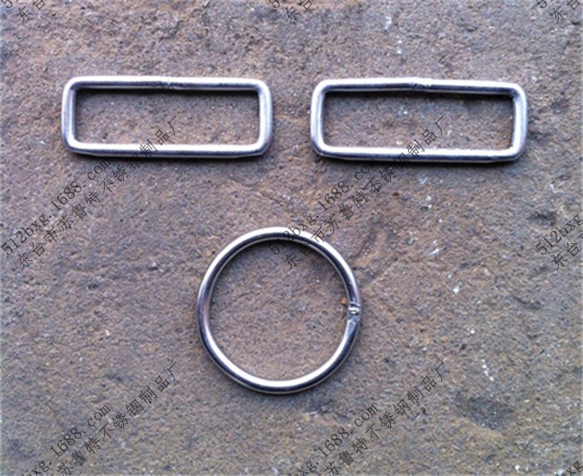 不锈钢环_201\/304\/316方形环异形环方扣可定