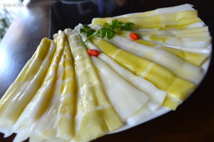 四川特产吉食道竹笋火锅箭笋片火锅专用500g16春笋片