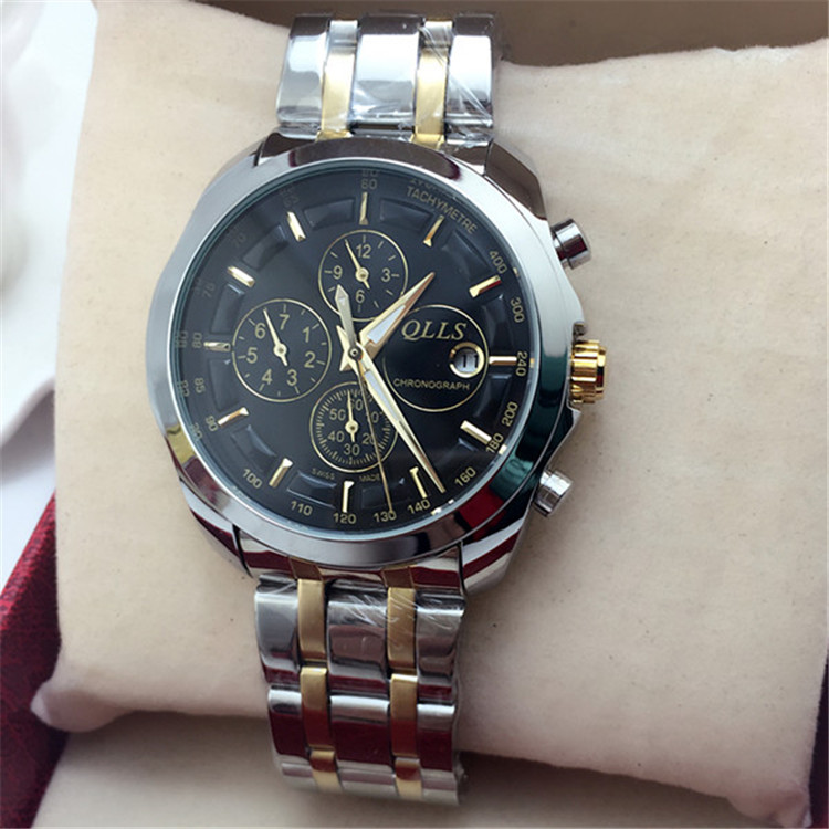 qlls 外贸表时尚带历机械表 全自动机械表 男/女士腕表 礼品表