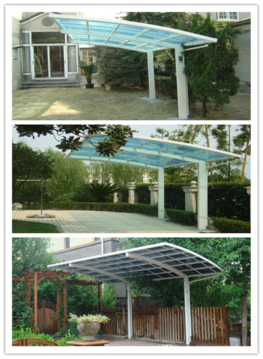 苏州停车雨棚 汽车停车蓬铝合别墅汽车遮阳挡雨棚车棚 厂家