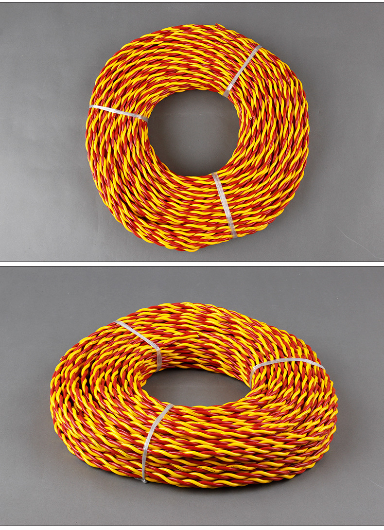 厂家批发铜包铝电线 非标2.5平方红黄两