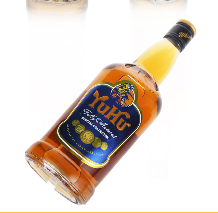 正品洋酒 御虎调配型威士忌 虎牌威士忌酒700ml 酒吧威士忌充场酒