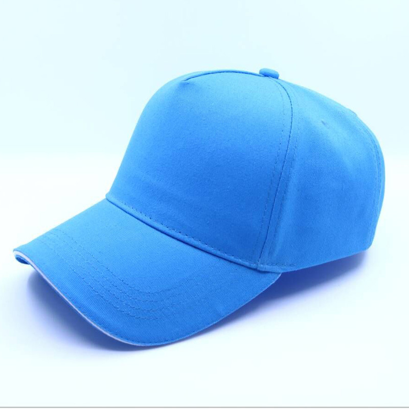 Factory Wholesale Blank Hat Custom Diy Cotton Peaked Cap Advertising Cap Baseball Cap Custom Logo Processing