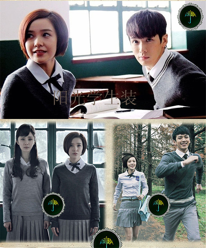 小时代男女学生高中校服班服jk制服英伦学院风水手夏日式短袖套装