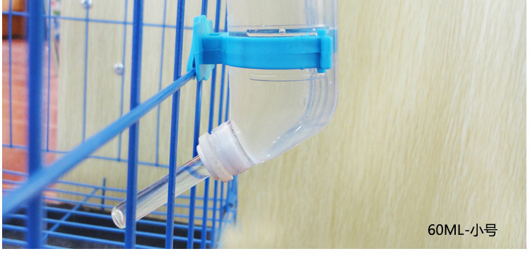 仓鼠饮水器125ml可挂笼饮水器中号小宠喝水食具水壶厂家直销批发