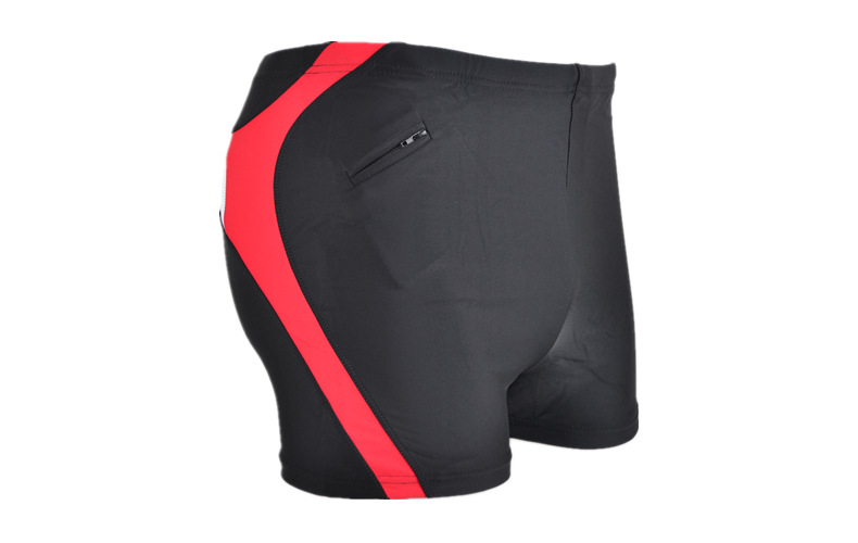 华黛思泳裤男士平角裤欧美时尚潮流拼色大码