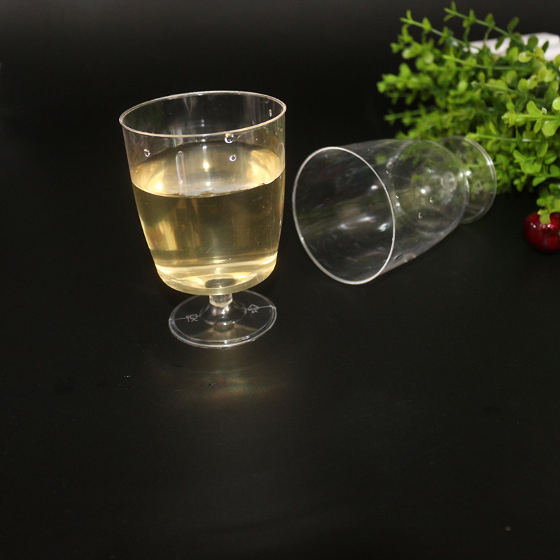 100ml一次性红酒杯法国小塑杯葡萄酒杯