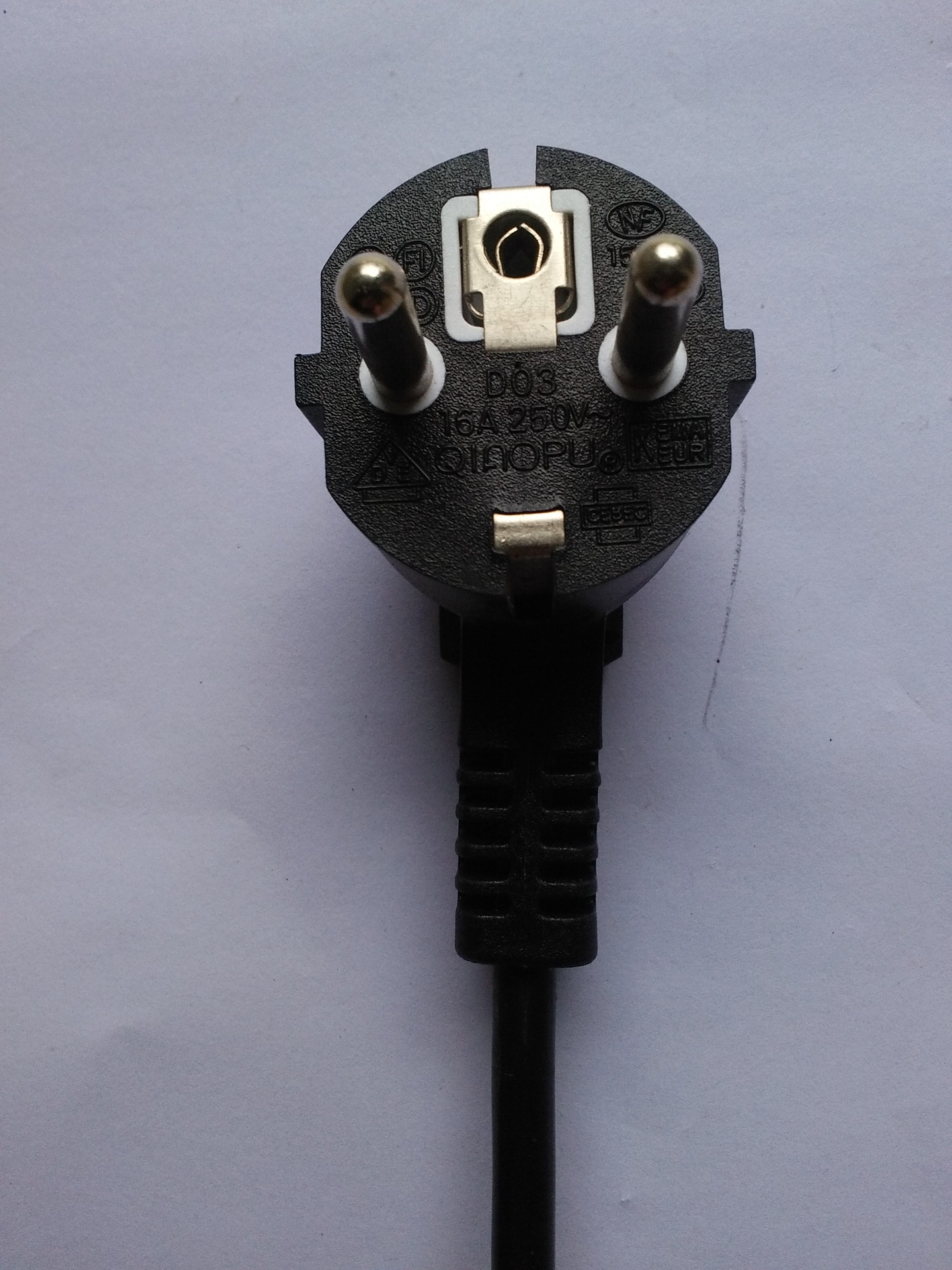 欧式插头电源线 欧规三芯插头电源线 欧标三插电源线 电源插头线