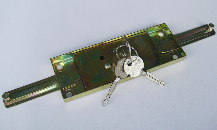 十字匙下开式卷闸门锁 卷闸门锁 商铺卷闸门锁 仓库卷闸锁