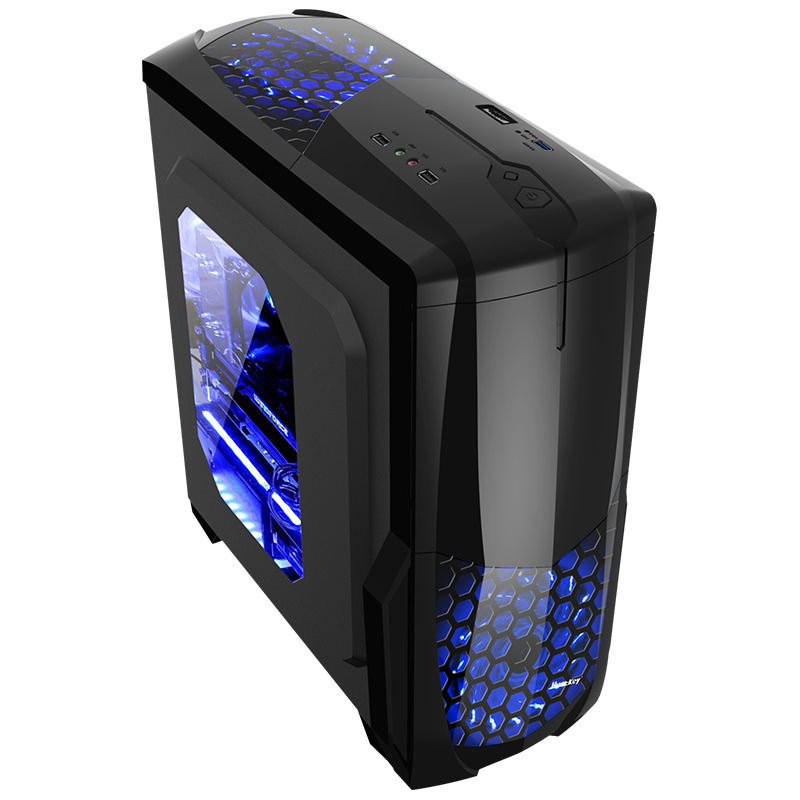 航嘉百盛品牌机箱侧透usb30主机电脑机箱时尚个性游戏机箱