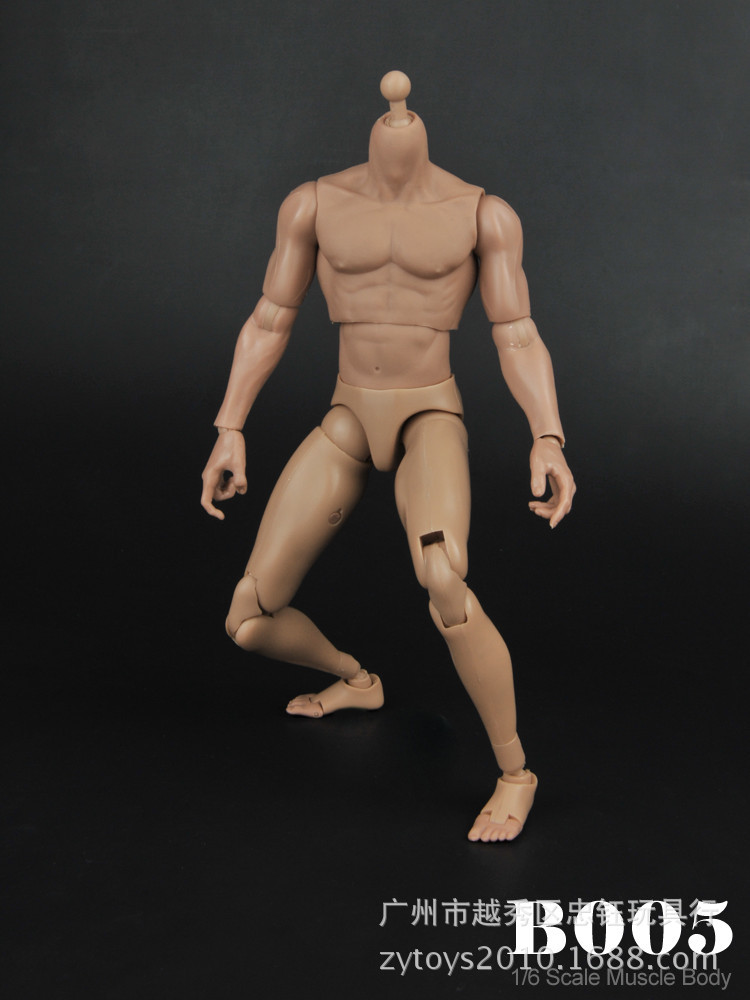 b005 1:6 肌肉素体 加强版 兵人素体 body 人偶 身体 包胶素体