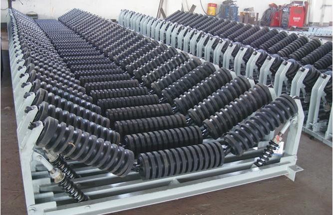 平行托辊厂家生产供应 皮带托辊 槽型托辊 三联串缓冲托辊