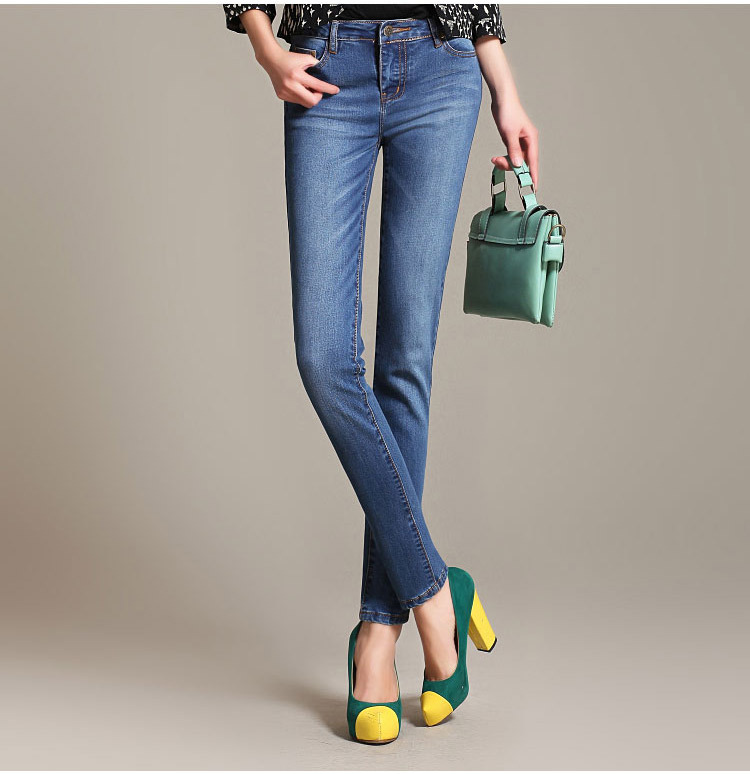 2016春夏装新款韩版显瘦牛仔裤女高档小脚裤 女式牛仔裤厂家直批