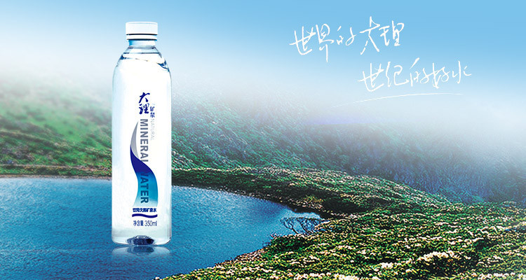 云南大理苍山优质矿泉大理矿泉550ml24瓶天然银箔泉矿泉水整件
