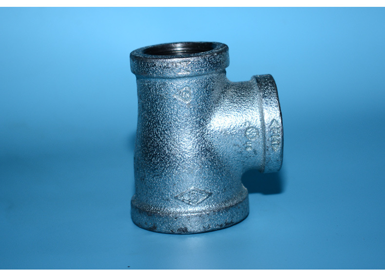 迈克异径三通 热镀锌玛钢管件 异径管件 厂家直销