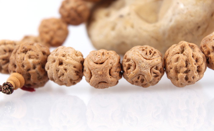 天然原籽四角麒麟眼菩提提珠 19颗手持念珠 麒麟眼佛珠车饰批发