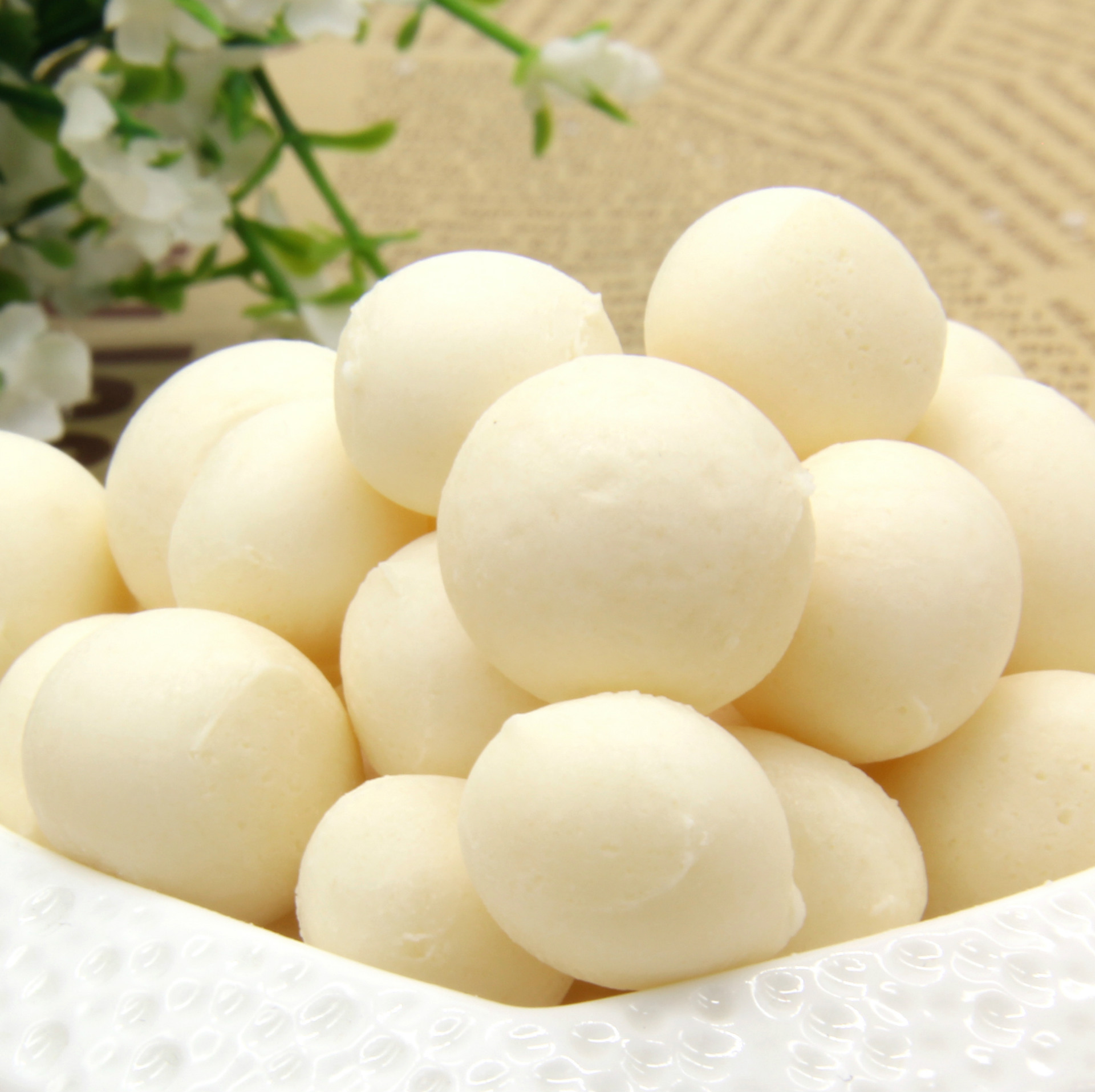 佰味泡 牛奶泡原味 榴莲味 内蒙古特产 牛奶馒头 散装批发 2斤装