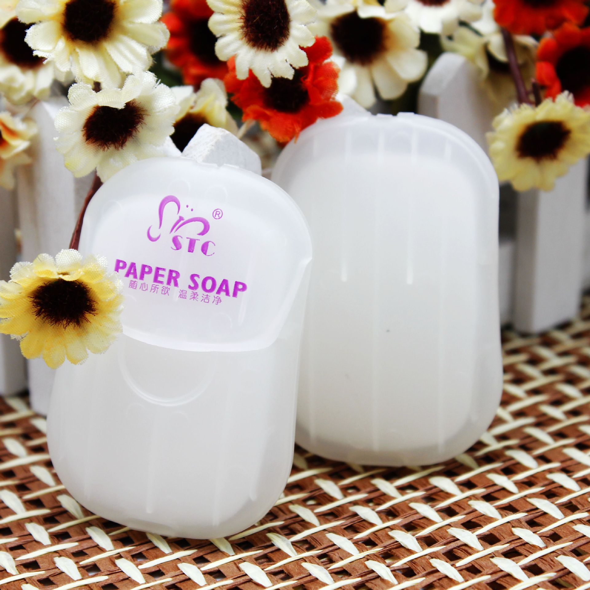 旅行必备便携盒装一次性纸香皂 创意广告纸香皂 可沐浴洗发洗衣