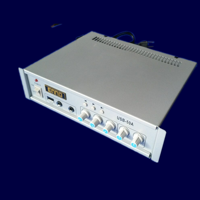 网络爆款带usb灰色50w定压小功放 50w定压功放系列公共广播系统