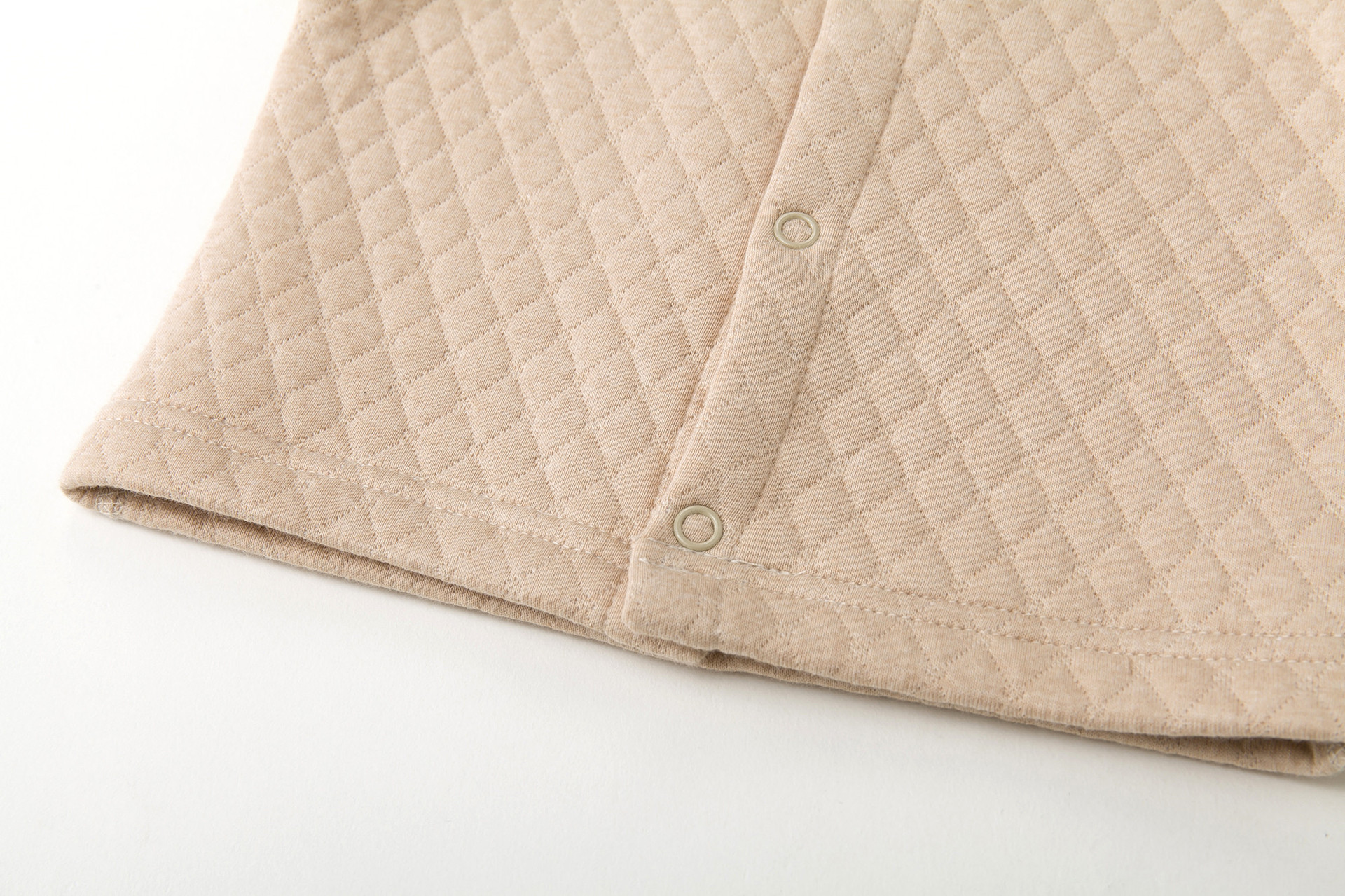 彩棉婴儿服装 宝宝开襟套装 空气层保暖两