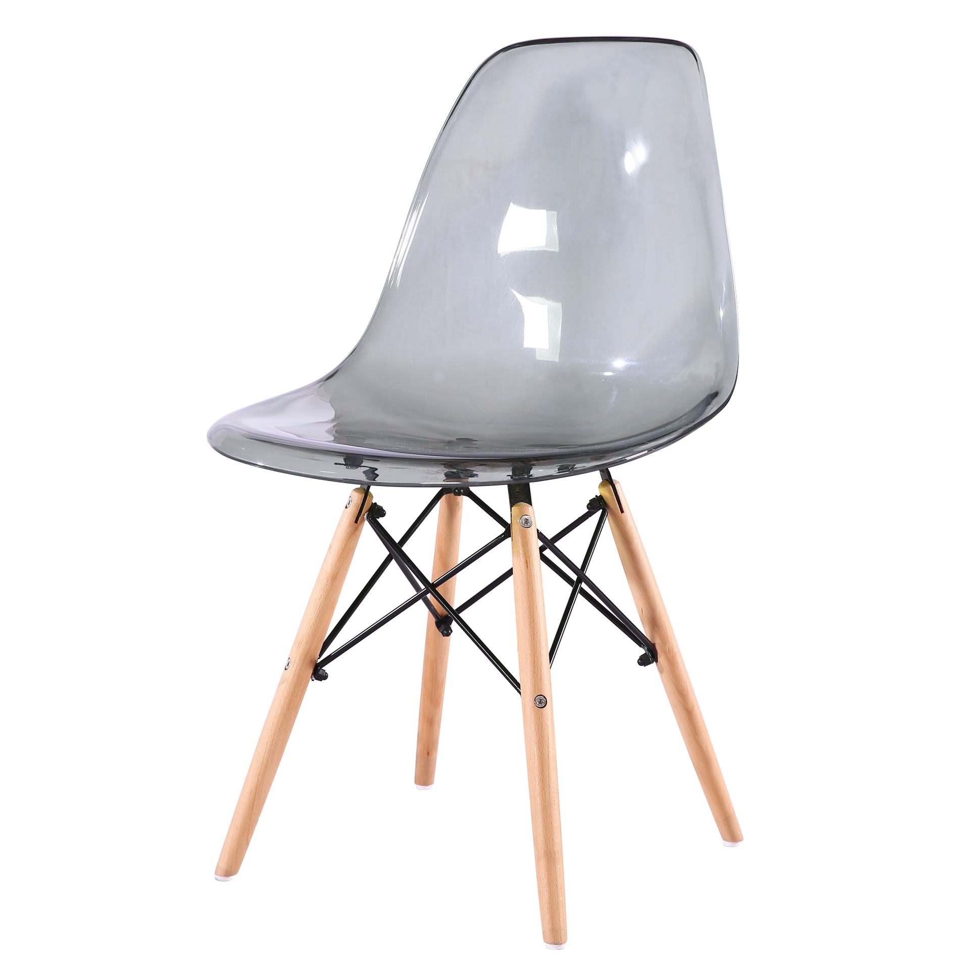 外贸家具透明pc塑料椅伊姆斯创意椅子家用餐桌椅时尚办公电脑椅