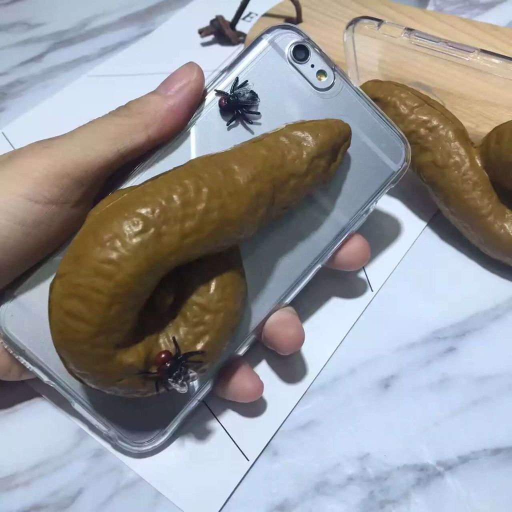 恶搞重口味ipone6splus手机壳苹果大便粑粑保护套厂家直销