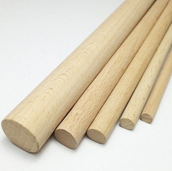 奇晟木艺榉木圆木棒实心圆木棍diy实木木圆棒可做瑜伽开背棍定