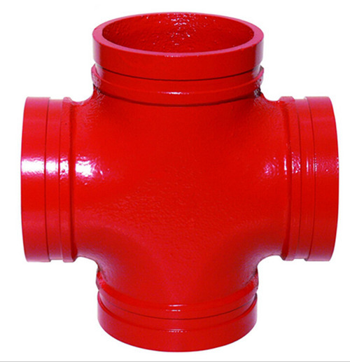厂家直销消防管件异径四通