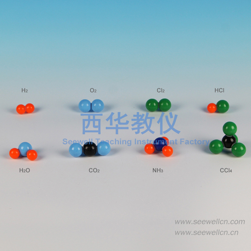 32003 学生分组用 初中分子结构模型 32003比例模型化学分子模型